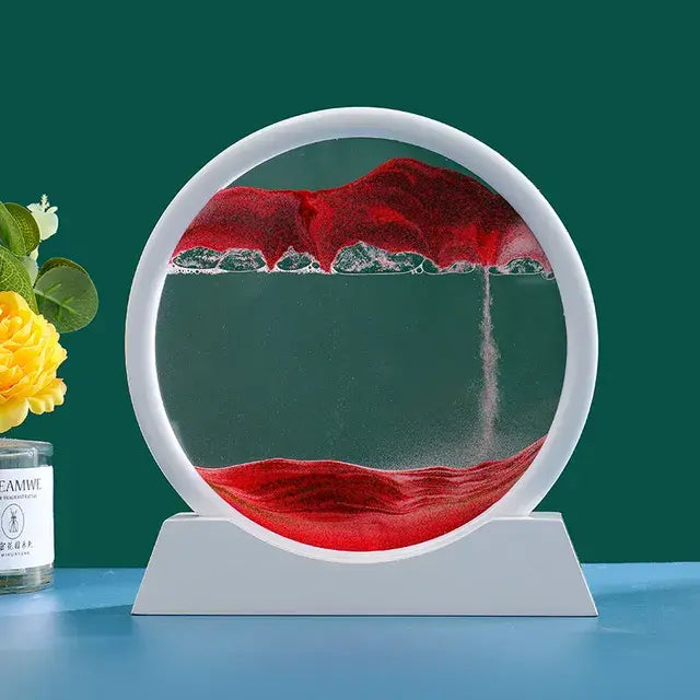 Round 3D Moving Sand Art Decor - Variety Products Market