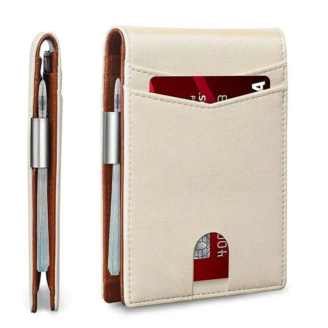 Slim RFID Leather Wallet - Variety Products Market