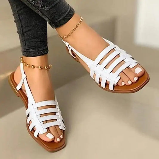 Hollow Roman Flat Sandals - Variety Products Market