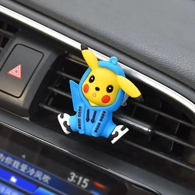 Pokemon Pikachu Car Aromatherapy Clip Cute Anime Doll Car - Variety Products Market