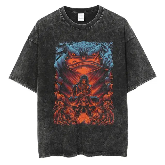 Naruto Print Vintage T-Shirt - Variety Products Market
