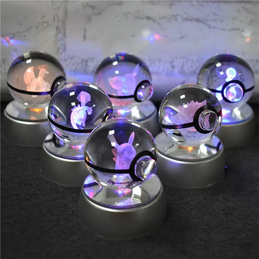 3D Pokémon Crystal Ball Lamp - Variety Products Market