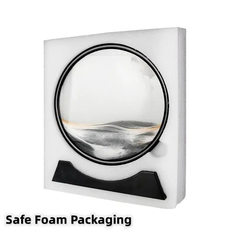 Round 3D Moving Sand Art Decor - Variety Products Market
