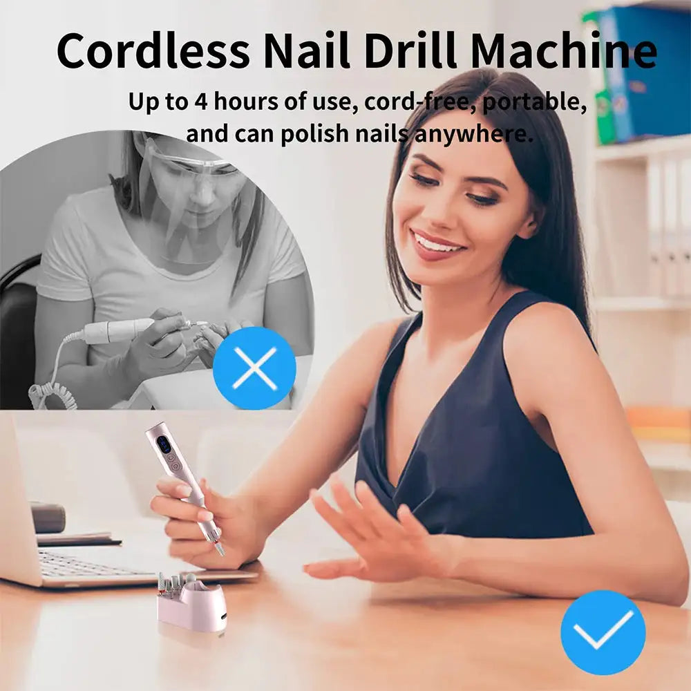 Magic Mani Cordless Rechargeable Electric Nail Drill - Variety Products Market