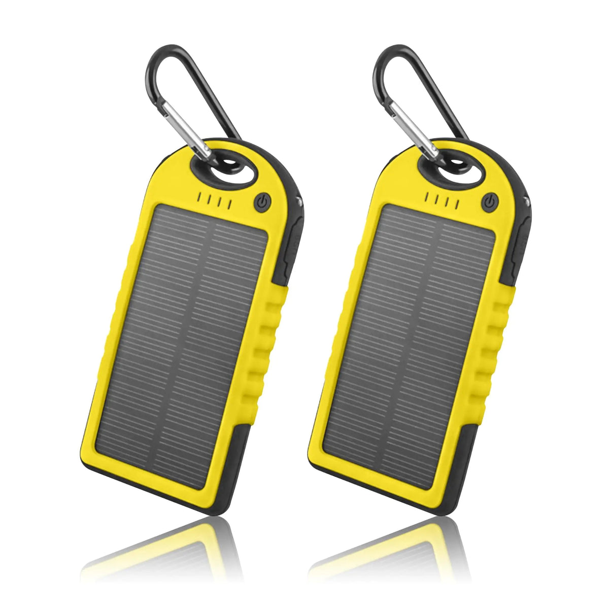 5000mAh Solar Power Bank Phone Charger (2-Pack) - Variety Products Market