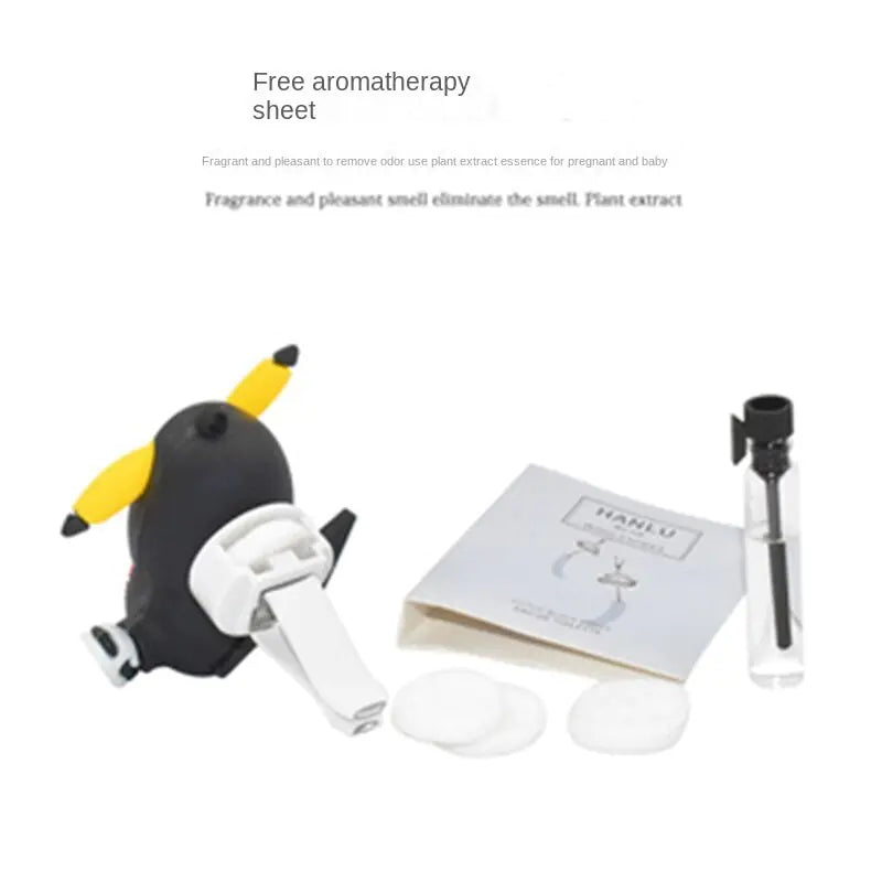 Pokemon Pikachu Car Aromatherapy Clip Cute Anime Doll Car - Variety Products Market