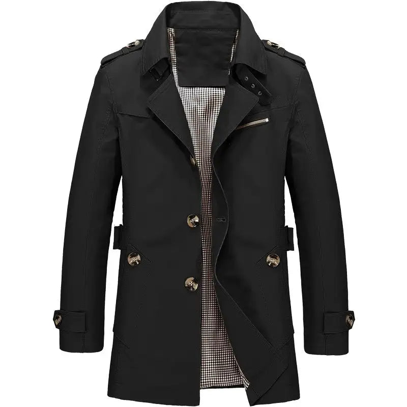 Long Business Jacket for Men In Pure Cotton - Variety Products Market