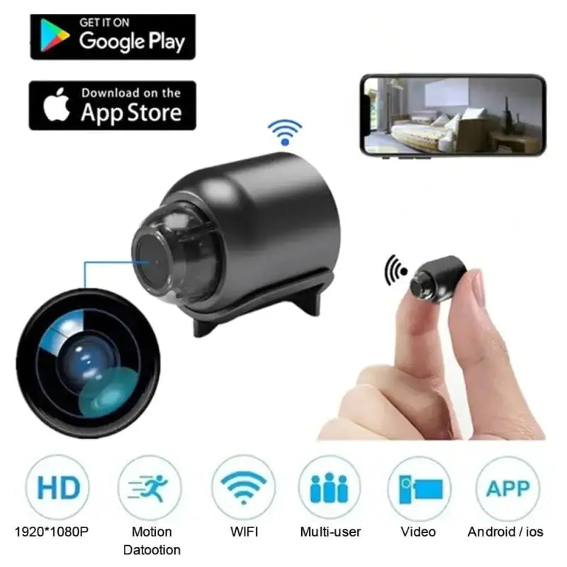 Mini WIFI Camera 1080P HD - Night Vision Included - Variety Products Market
