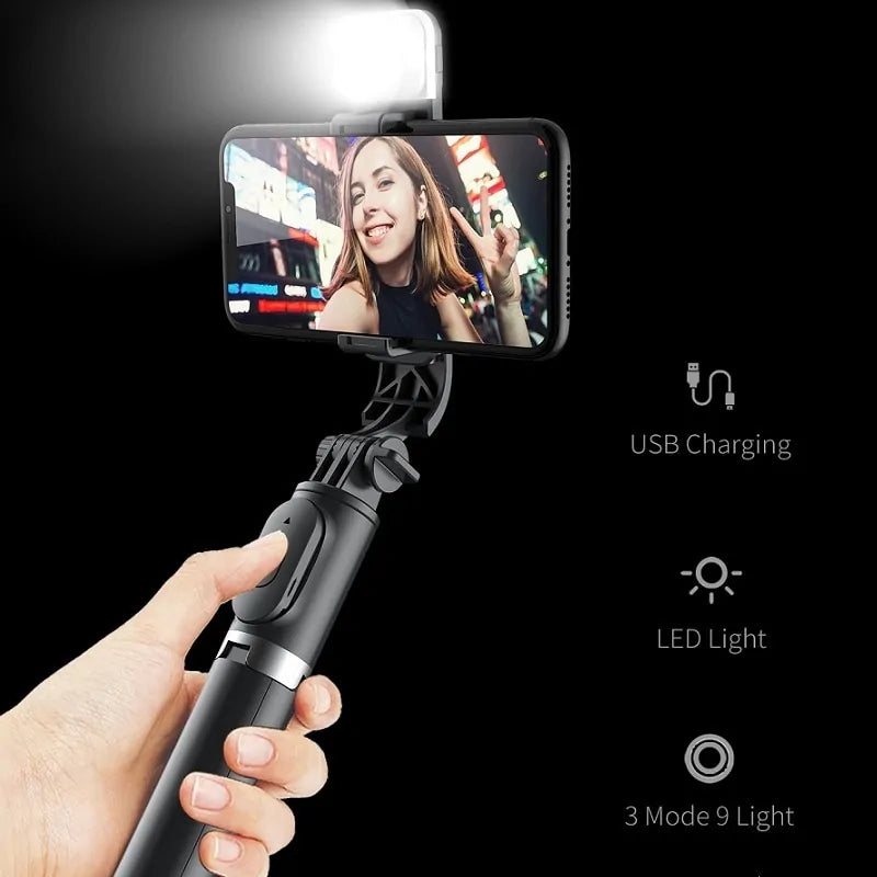 Wireless Selfie Stick Tripod with Remote Control - Variety Products Market