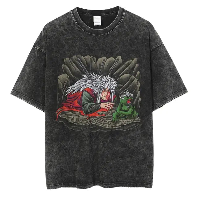 Naruto Print Vintage T-Shirt - Variety Products Market