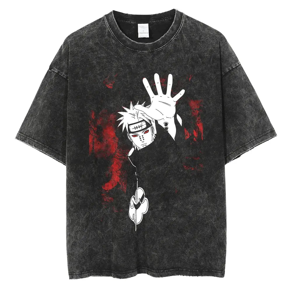 Naruto Print Vintage T-Shirt - Variety Products Market