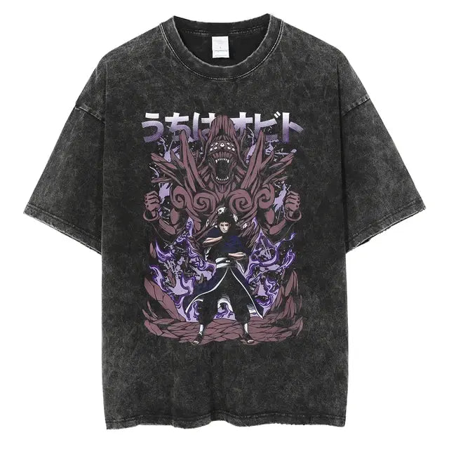 Naruto Print Vintage T-Shirt - Variety Products Market