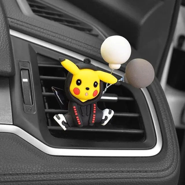 Pokemon Pikachu Car Aromatherapy Clip Cute Anime Doll Car - Variety Products Market
