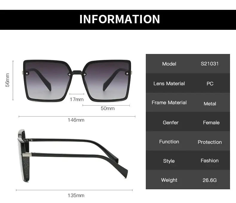Kehinde Square Sunglasses - Variety Products Market