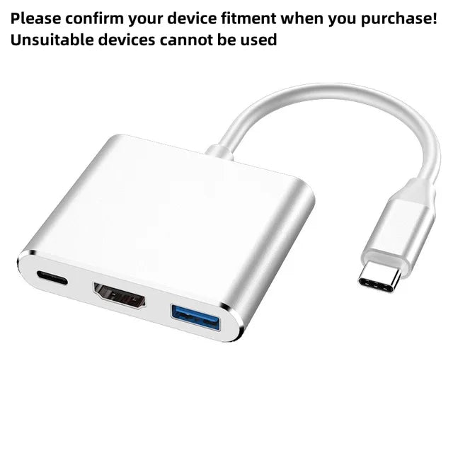 USB-C 3.0 HUB 3 In 1 - Variety Products Market