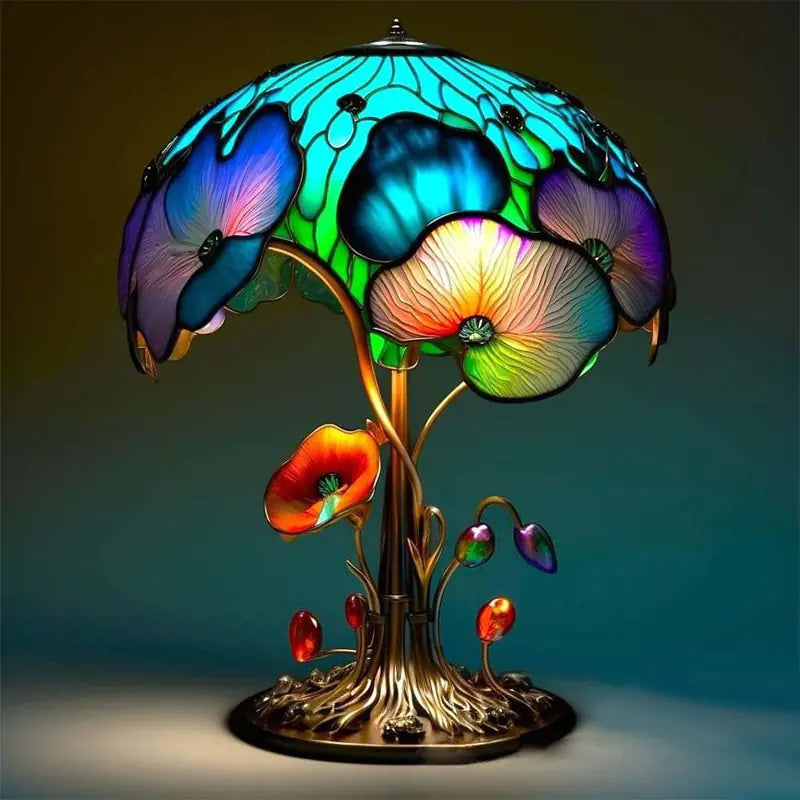 Creative Stained Plant Series Table Lamp - Variety Products Market