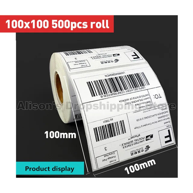 Thermal Label Paper Stand Sticker Rolls - Variety Products Market