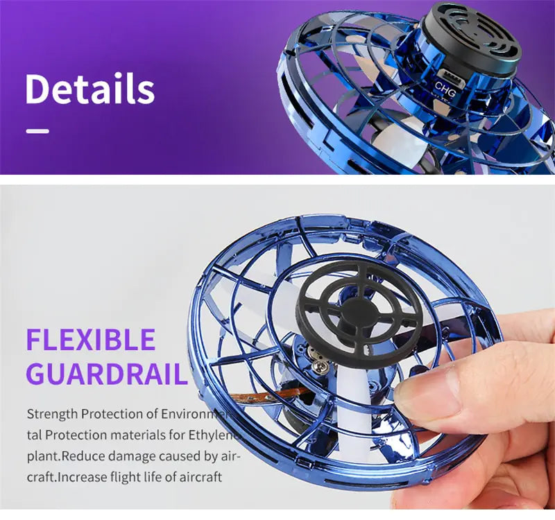 LED Flying Spinner Mini Drone - Variety Products Market