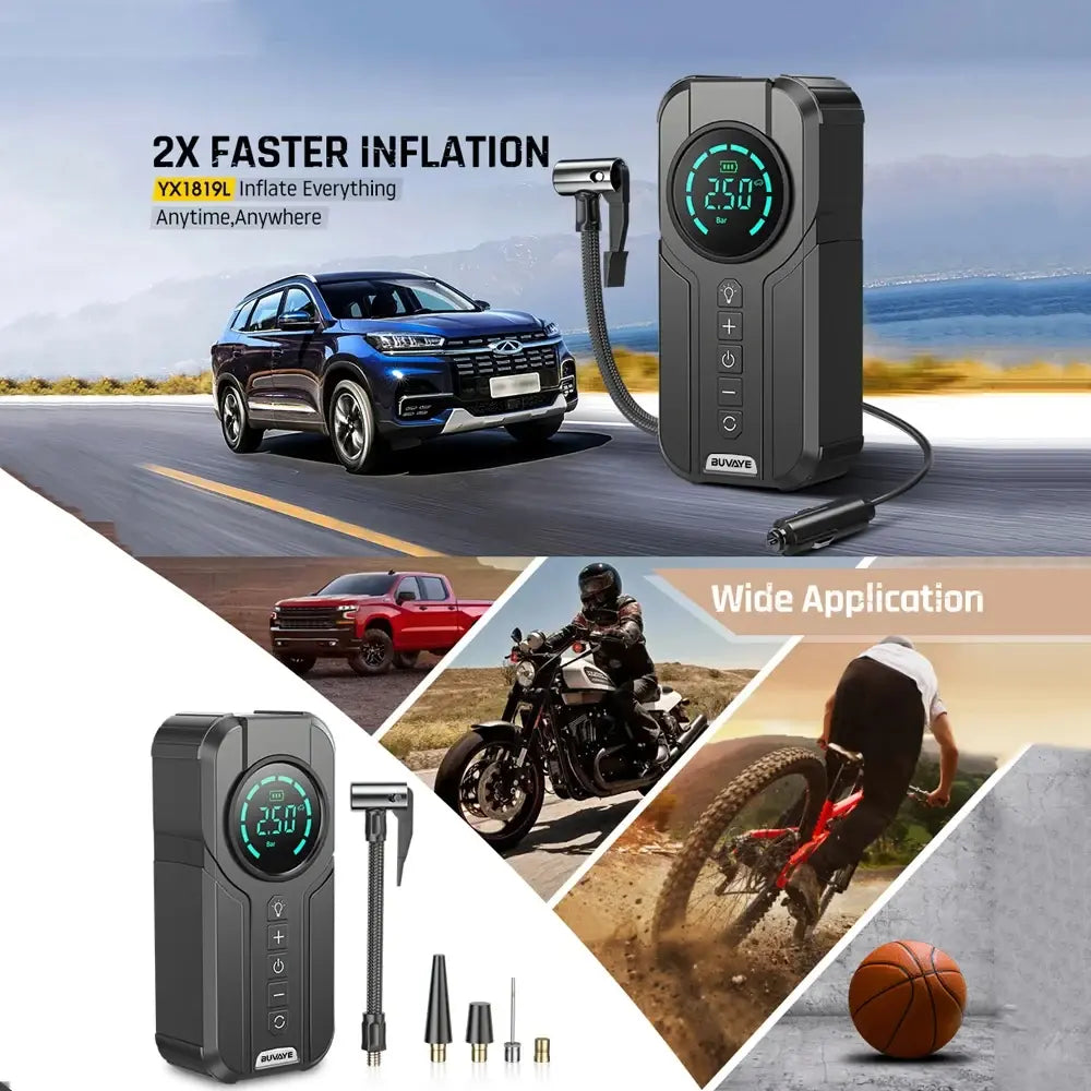 Portable 2-in-1 Air Compressor - Variety Products Market