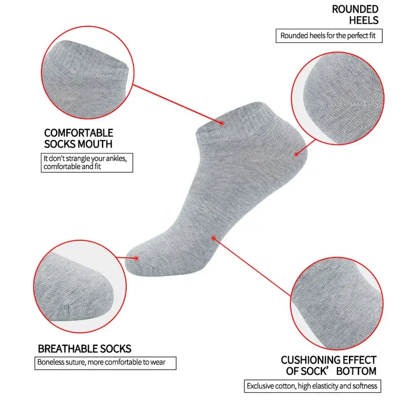Low Cut Cotton Socks - Variety Products Market