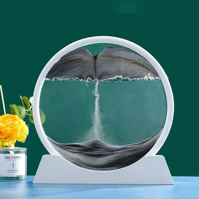 Round 3D Moving Sand Art Decor - Variety Products Market