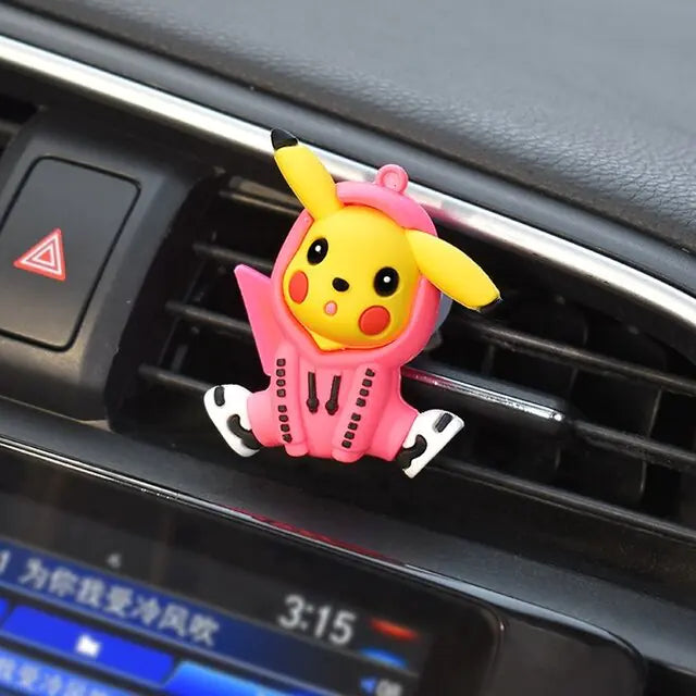 Pokemon Pikachu Car Aromatherapy Clip Cute Anime Doll Car - Variety Products Market