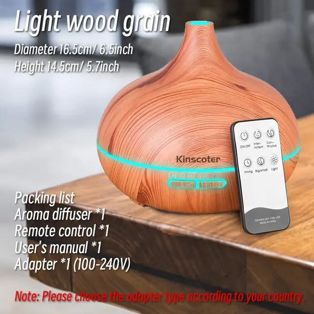 Remote-Controlled Essential Oil Diffuse - Variety Products Market