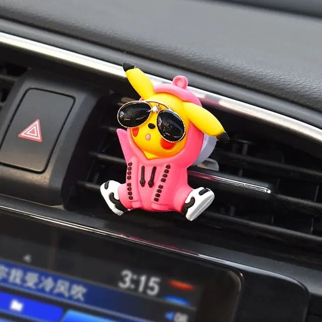 Pokemon Pikachu Car Aromatherapy Clip Cute Anime Doll Car - Variety Products Market