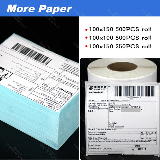 Thermal Label Paper Stand Sticker Rolls - Variety Products Market