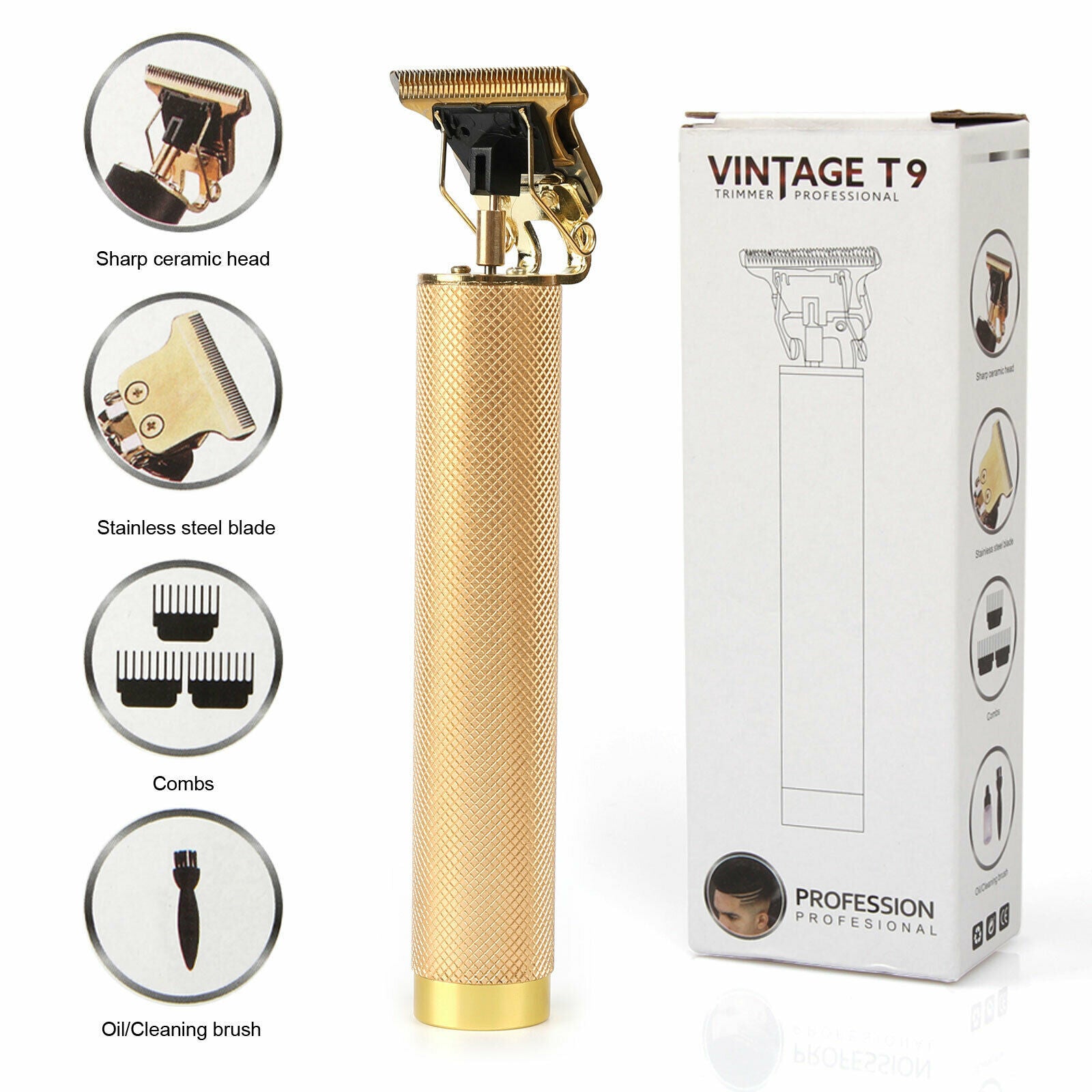 USB Electric Hair Clippers Rechargeable Shaver Beard Trimmer Professional Men Hair Cutting Machine Beard Barber Hair Cut - Variety Products Market