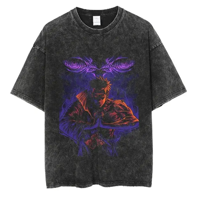 Naruto Print Vintage T-Shirt - Variety Products Market