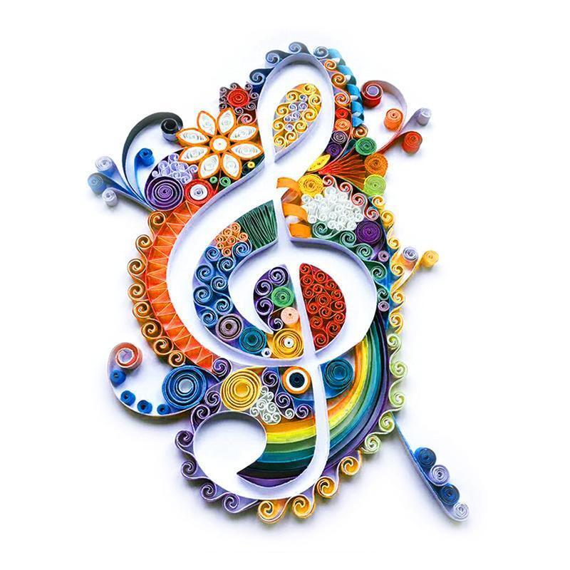Quilted Paper Painting Material Package Slot Series Illustration Creative Handmade Set - Variety Products Market
