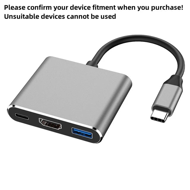 USB-C 3.0 HUB 3 In 1 - Variety Products Market