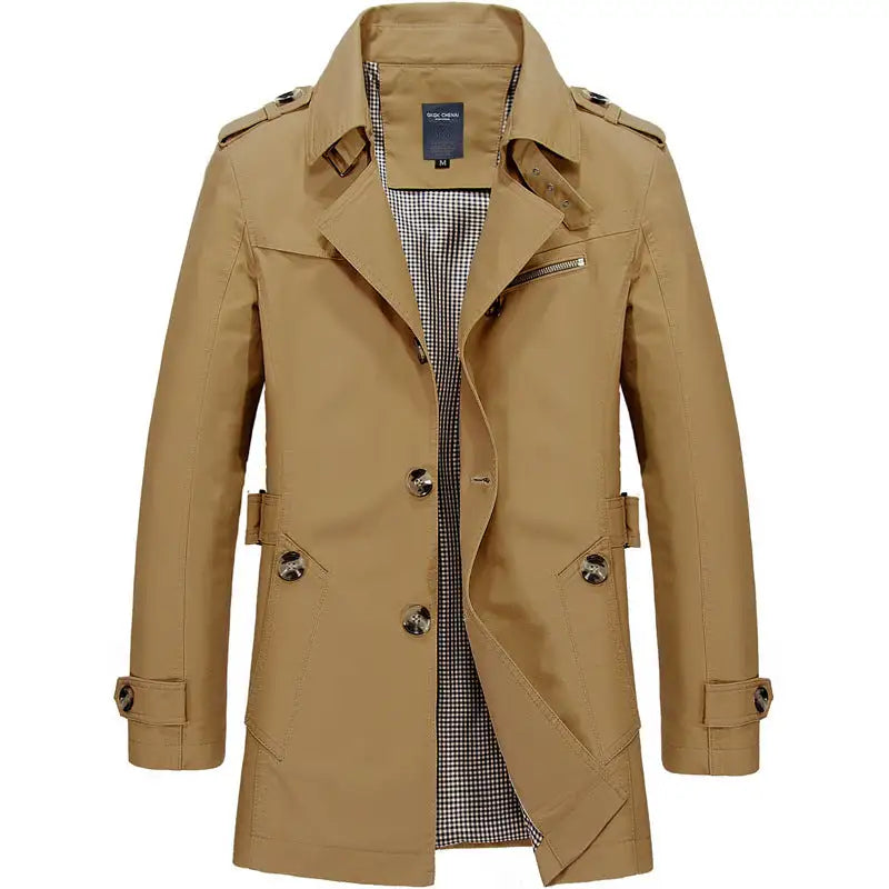 Long Business Jacket for Men In Pure Cotton - Variety Products Market