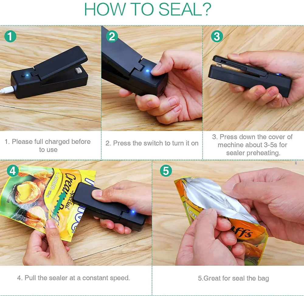 Portable Bag Vacuum Heat Sealer - Variety Products Market