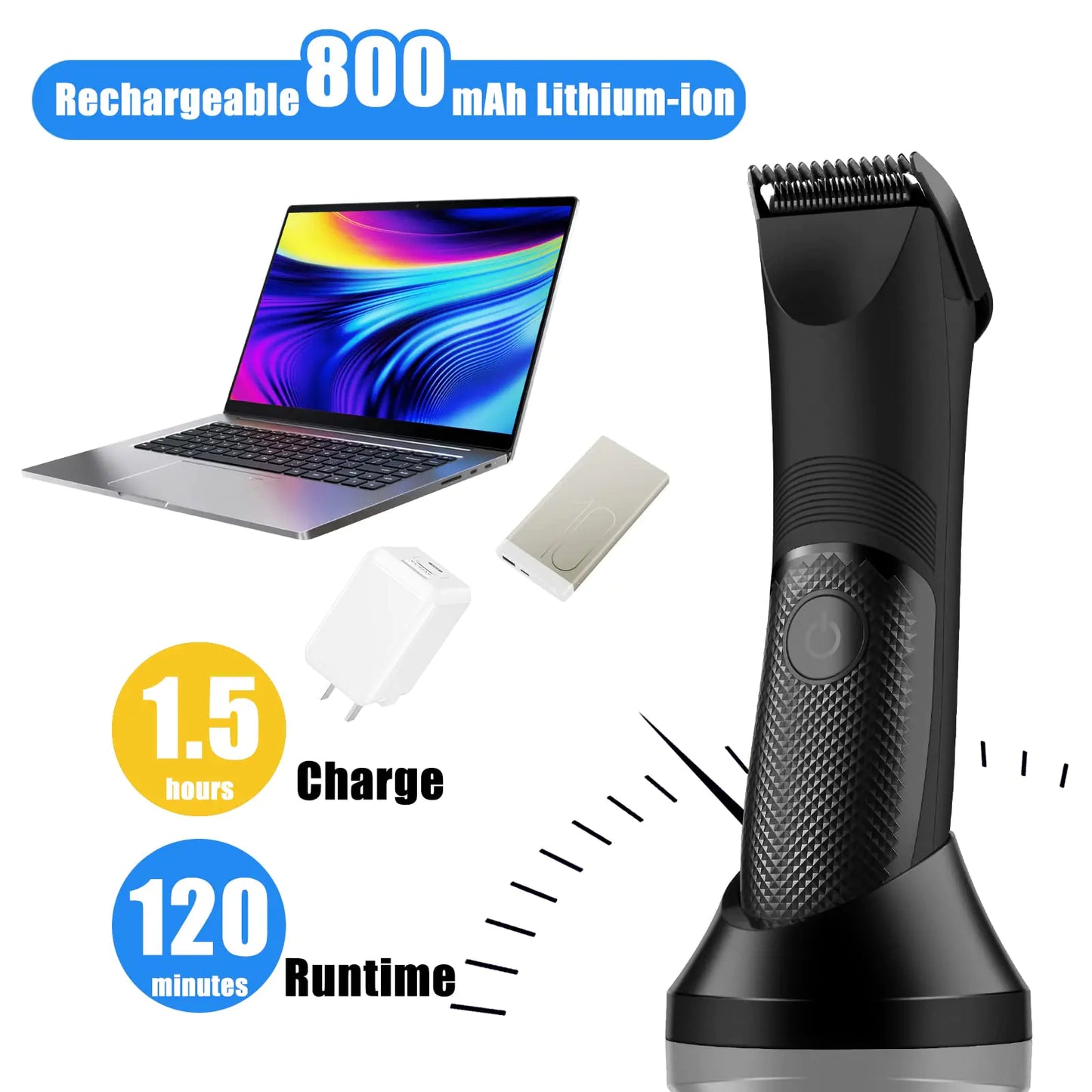 Electric Body Hair Trimmer for Men - Variety Products Market