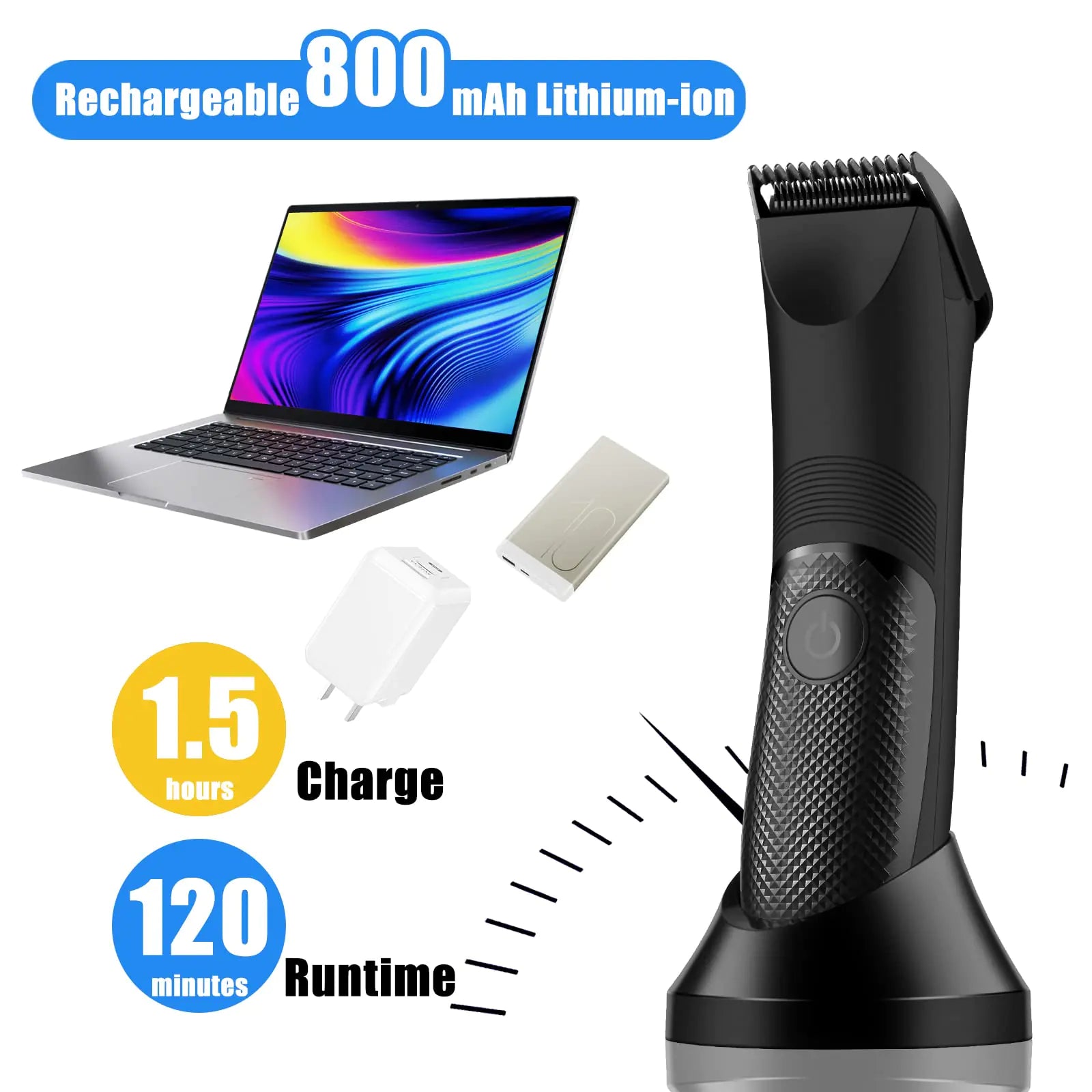 Electric Body Hair Trimmer for Men - Variety Products Market
