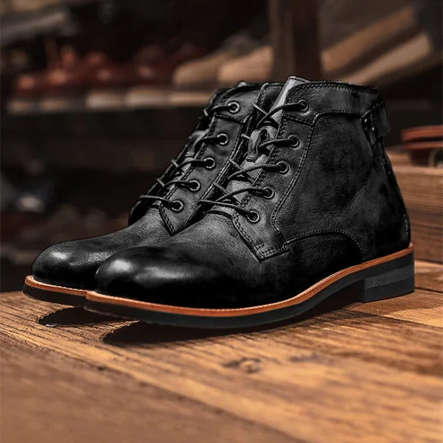 Handmade Leather Men's Boots - Variety Products Market