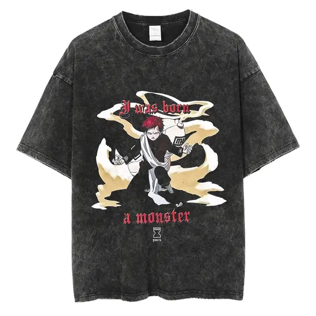 Naruto Print Vintage T-Shirt - Variety Products Market
