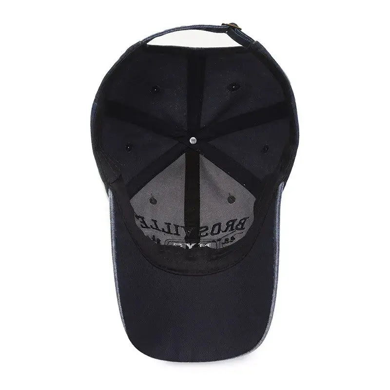 Distressed Cotton Baseball Cap - Variety Products Market