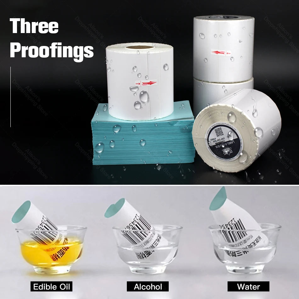 Thermal Label Paper Stand Sticker Rolls - Variety Products Market