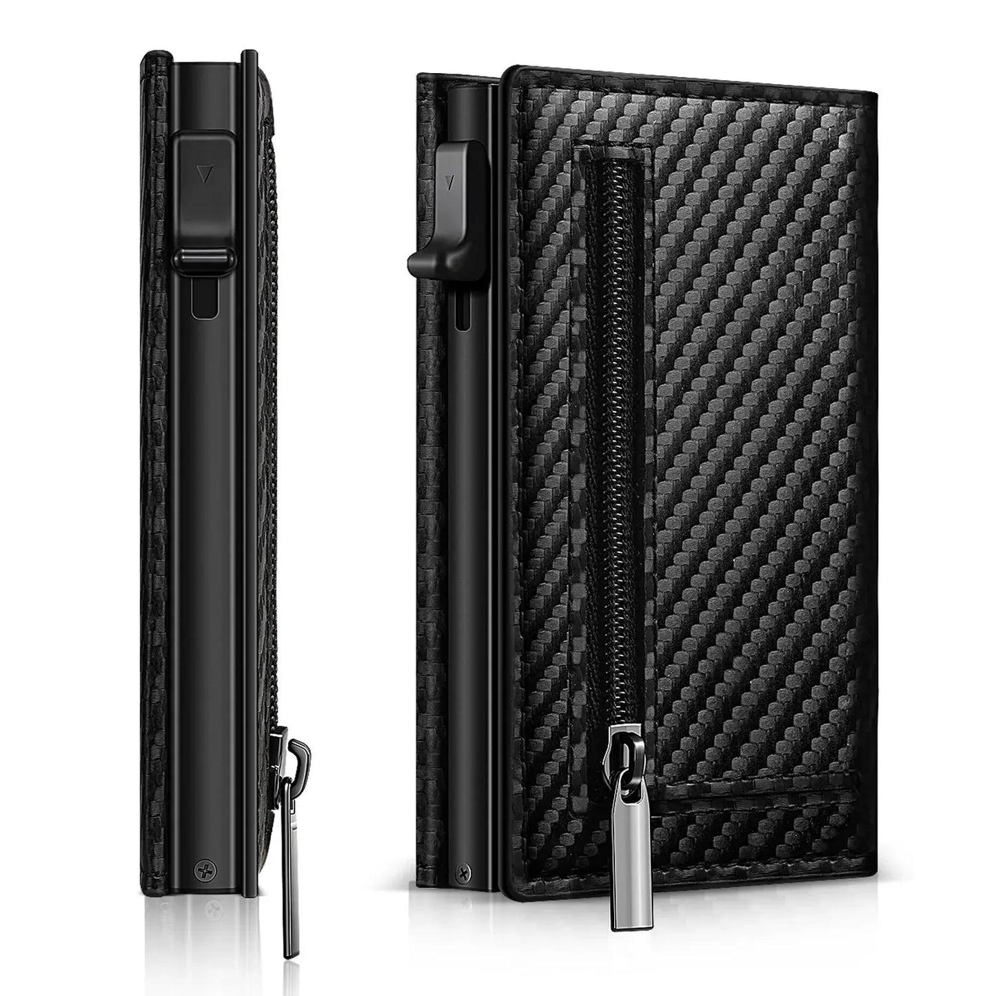 Men's Carbon Fiber Magnetic Card Holder - Variety Products Market
