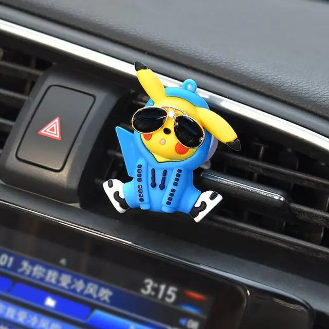 Pokemon Pikachu Car Aromatherapy Clip Cute Anime Doll Car - Variety Products Market