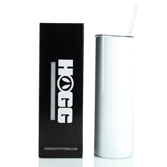 30oz STRAIGHT SUBLIMATABLE SKINNY TUMBLER W/ SLIDING LID & STRAW - Variety Products Market