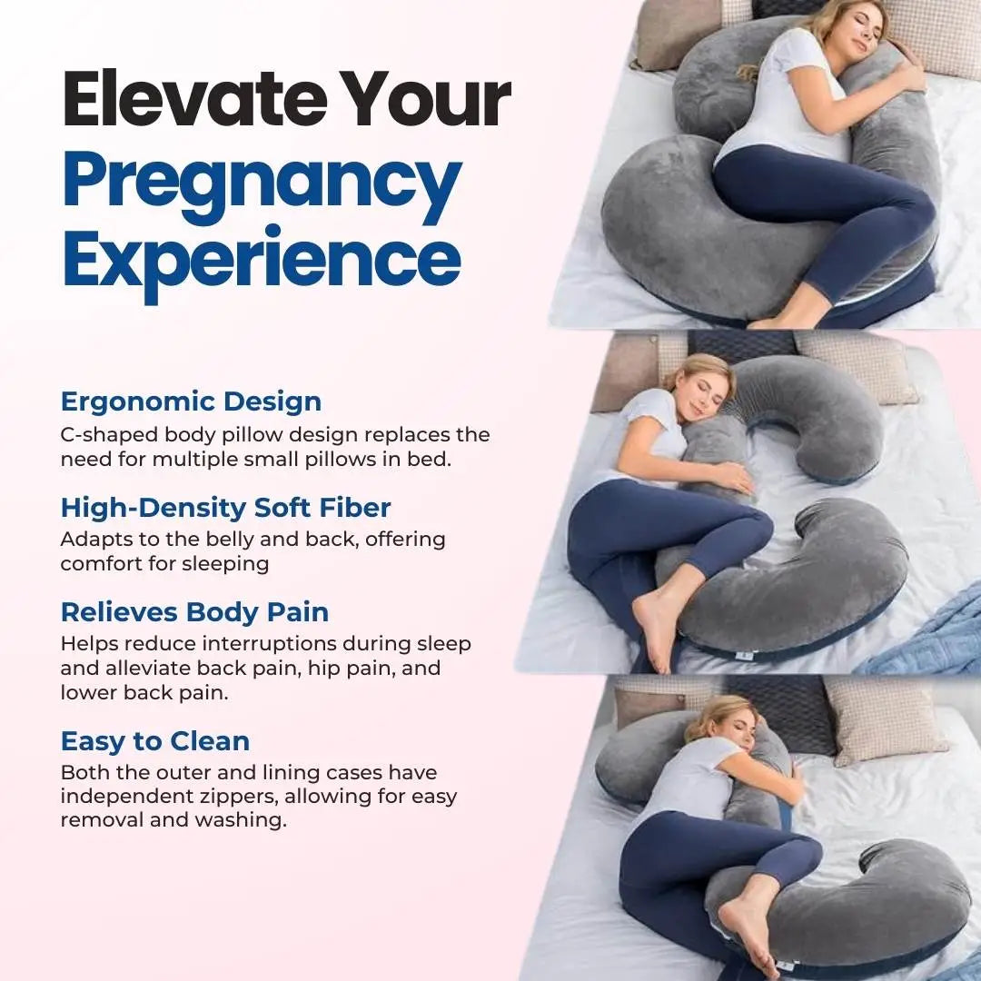 Ultimate Comfort C-Shaped Pregnancy Body Pillow - Variety Products Market