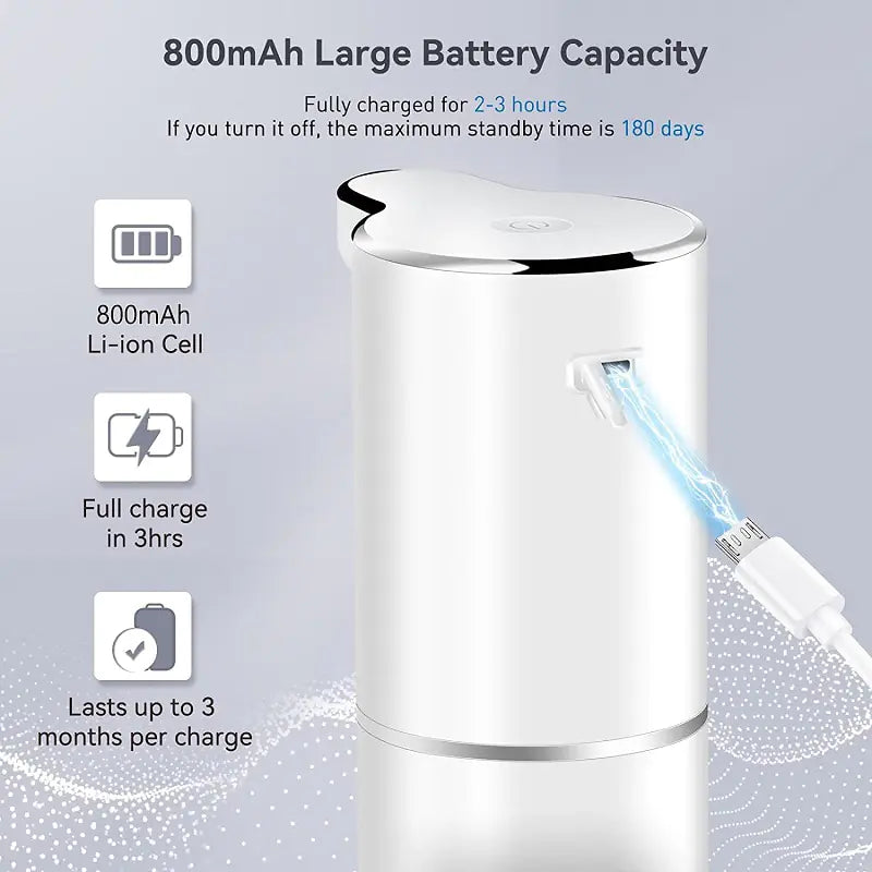 Automatic Foaming Soap Dispenser Rechargeable - Variety Products Market