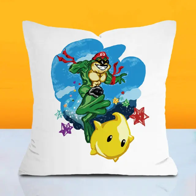 Super Mario Bros Pillow with Cover - Variety Products Market