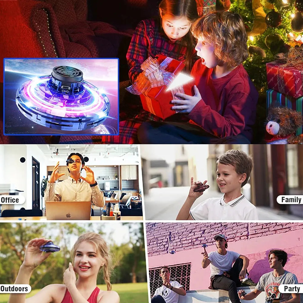 LED Flying Spinner Mini Drone - Variety Products Market