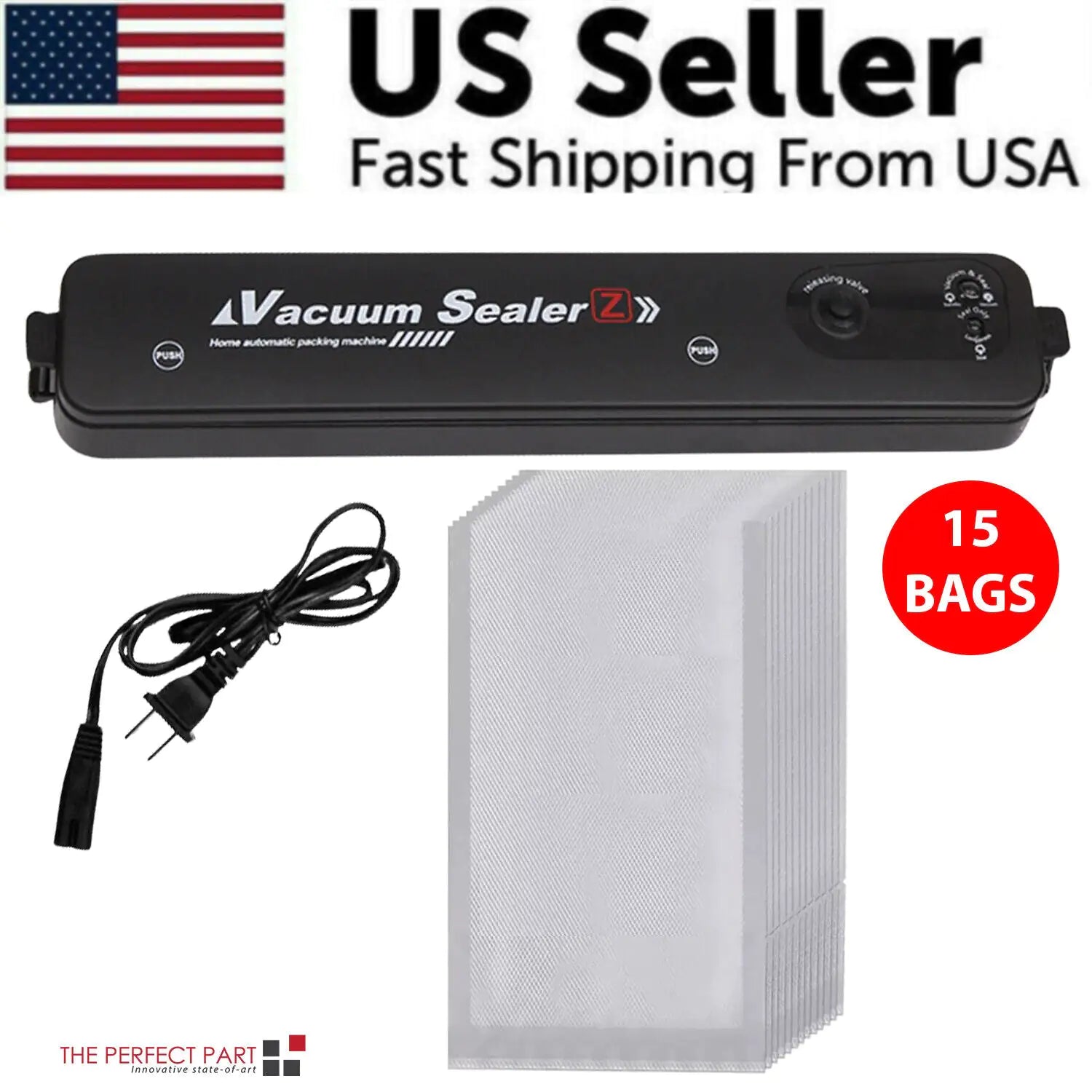Vacuum Sealer Machine Food Preservation Storage Saver Automatic With Seal Bag - Variety Products Market