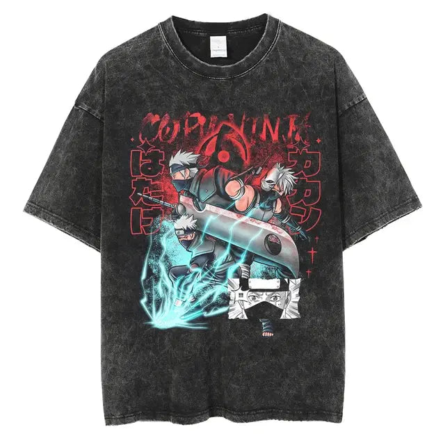 Naruto Print Vintage T-Shirt - Variety Products Market